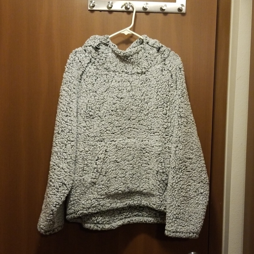 Sherpa funnel neck pullover